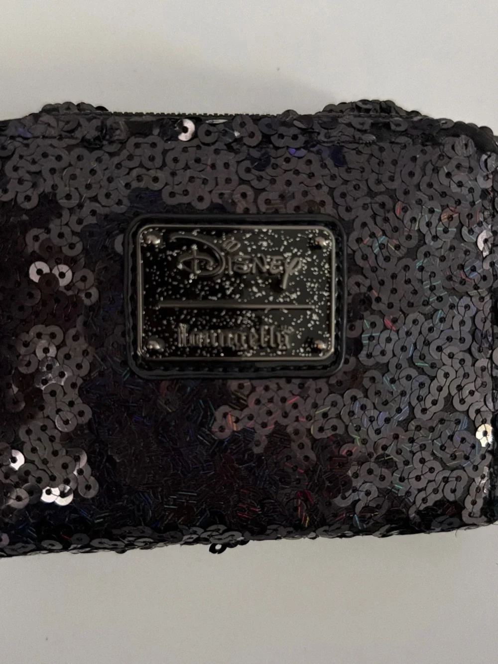 Black Sequin Bow Clutch